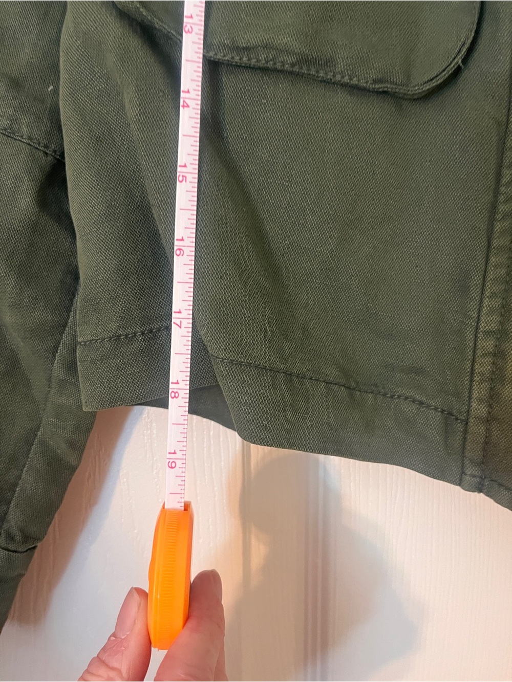 Magnolia Olive Green Utility Jacket with Front Flap Pockets - Picture 4 of 4